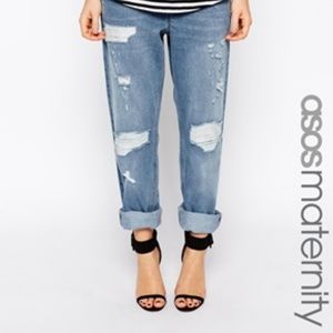 ASOS Distressed Maternity Jean